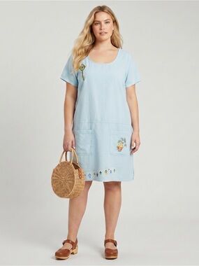 VINTAGE LAS OLAS Birdhouse Shift Dress
